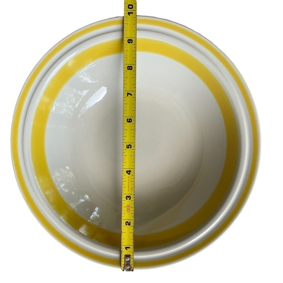 National Silver Autumn Stoneware Yellow Cream Serving Vegetable Bowl Vintage - Picture 5 of 5